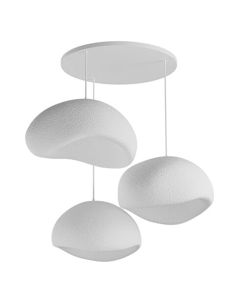 Lampadario bianco Wabi Sabi Haze & Hues - 30x3 cm