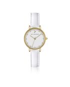 Montre en Cuir blanche