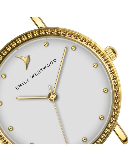 Montre en Cuir blanche