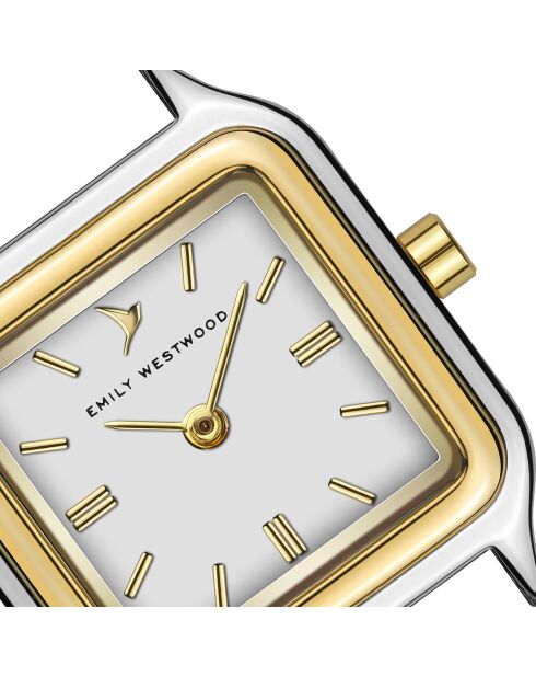 Montre en Acier mesh argentée