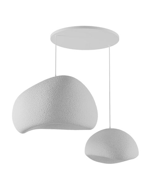 Lustre Wabi Sabi Rawbends blanc - 30x3 cm