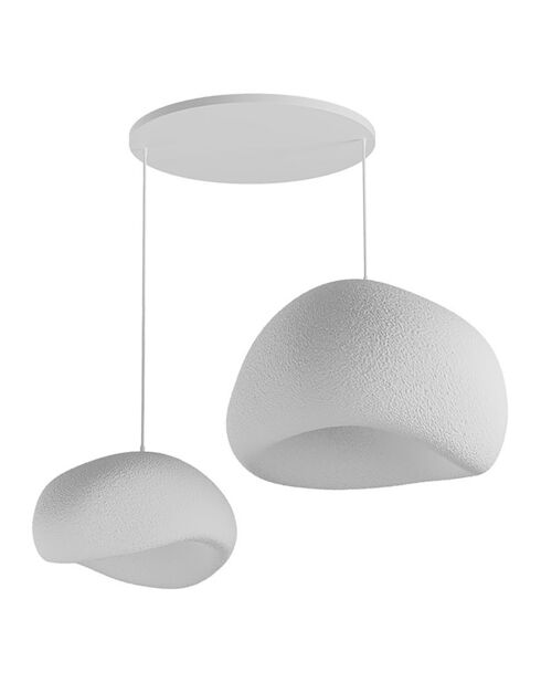 Lustre Wabi Sabi Rawbends blanc - 30x3 cm