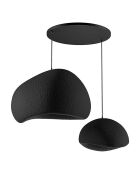 Lustre Wabi Sabi Rawbends noir - 30x3 cm