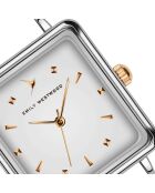 Montre en Acier argenté/rose doré