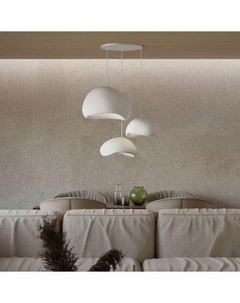 Lustre Wabi Sabi Stillforms blanc - 30x3 cm