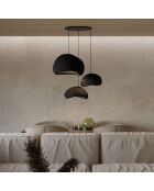 Lustre Wabi Sabi Stillforms noir - 30x3 cm