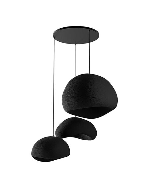 Lustre Wabi Sabi Stillforms noir - 30x3 cm