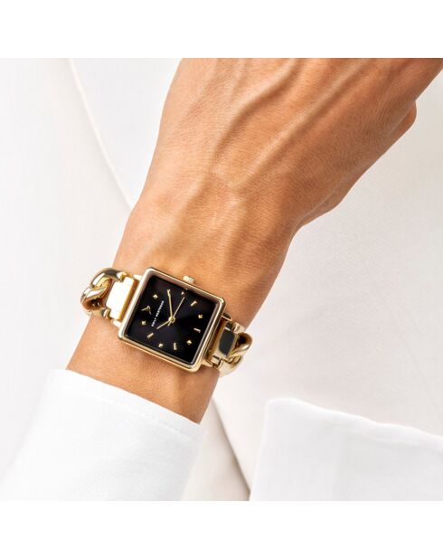 Montre en Acier dorée