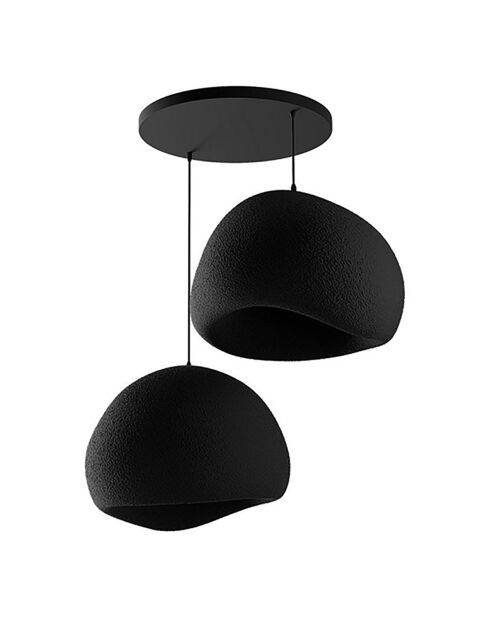 Lustre Wabi Sabi Barecasts noir - 30x3 cm