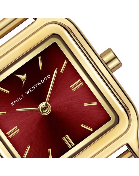 Montre en Acier mesh dorée