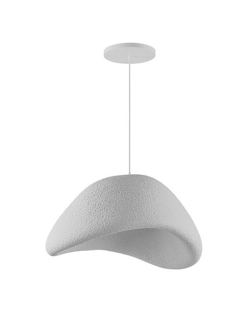 Suspension Wabi Sabi Nomu blanche - 14x3 cm