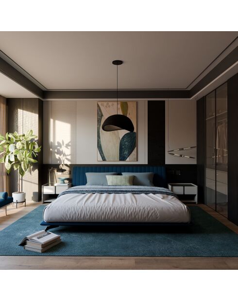 Sospensione nera Wabi Sabi Nomu - 14x3 cm