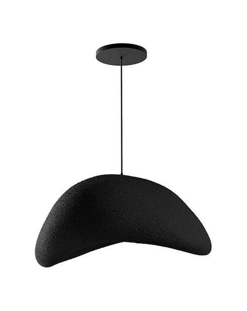 Sospensione nera Wabi Sabi Nomu - 14x3 cm