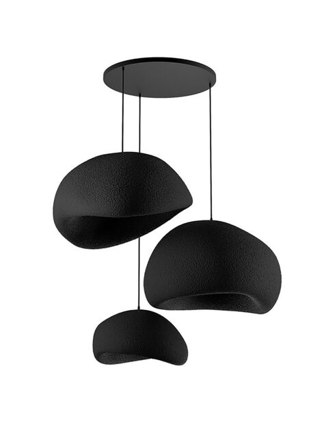 Lustre Wabi Sabi Mossgreys noir - 30x3 cm