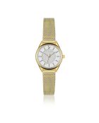 Montre en Acier mesh dorée