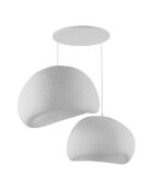 Lustre Wabi Sabi Chalkforms blanc - 30x3 cm