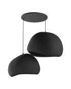 Lustre Wabi Sabi Chalkforms noir - 30x3 cm