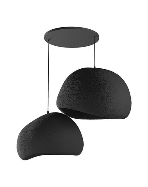 Lustre Wabi Sabi Chalkforms noir - 30x3 cm