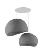 Lustre Wabi Sabi Chalkforms gris béton - 30x3 cm