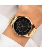 Montre en Acier dorée