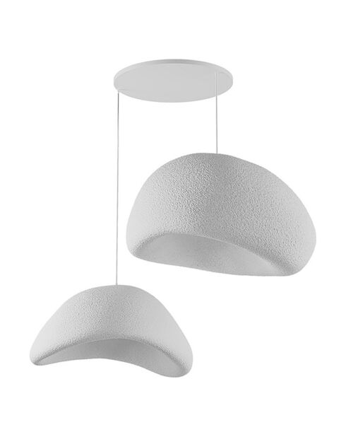 Lustre Wabi Sabi Plasterglows blanc - 30x3 cm