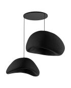 Lustre Wabi Sabi Plasterglows noir - 30x3 cm