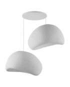 Lustre Wabi Sabi Dustfalls blanc - 30x3 cm