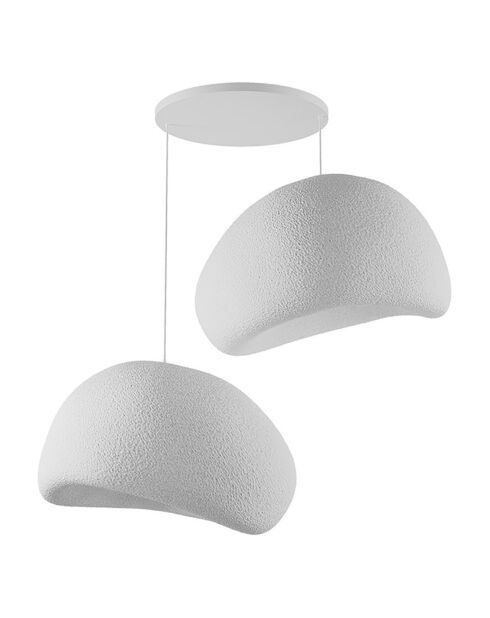 Lustre Wabi Sabi Dustfalls blanc - 30x3 cm