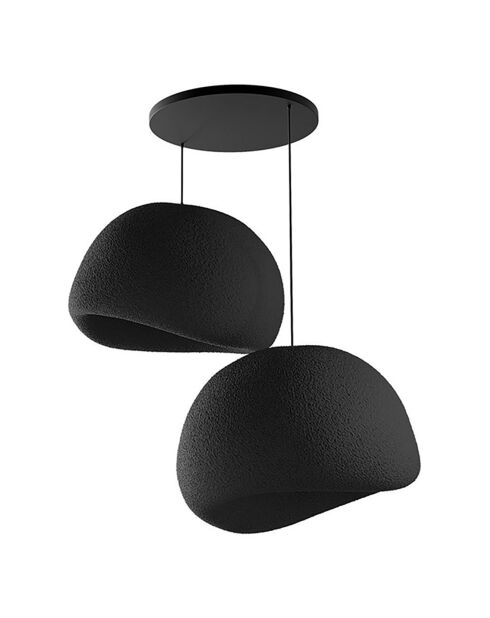 Lustre Wabi Sabi Dustfalls noir - 30x3 cm