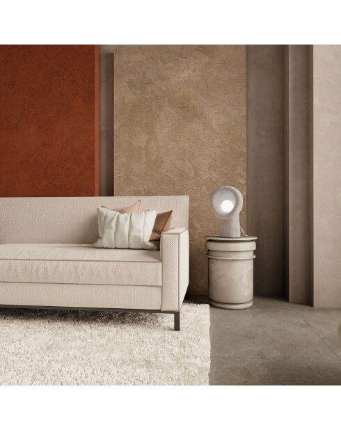 Lampe de Table Wabi Sabi Echo gris béton - 150x8 cm