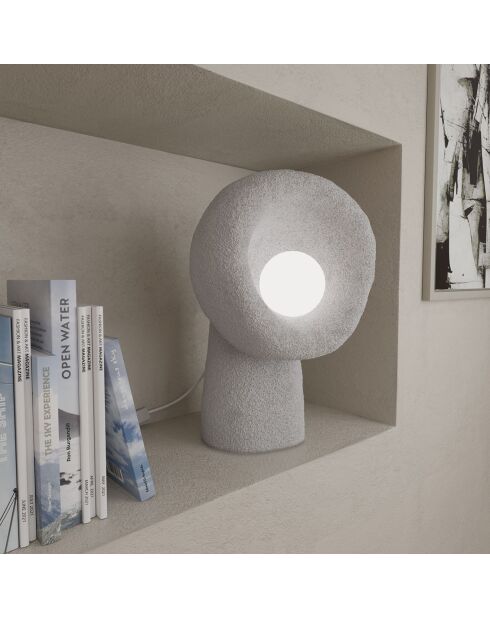 Lampe de Table Wabi Sabi Echo gris béton - 150x8 cm