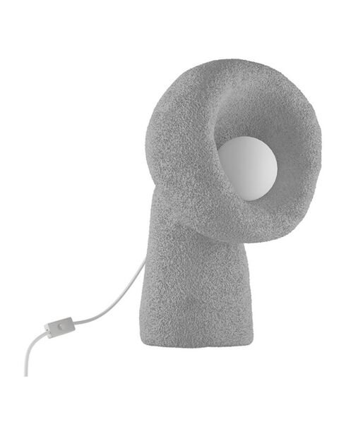 Lampe de Table Wabi Sabi Echo gris béton - 150x8 cm
