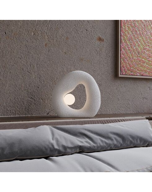 Lampe de Table Wabi Sabi Pond blanche - 150x8 cm