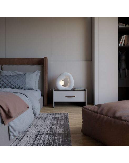 Lampe de Table Wabi Sabi Pond blanche - 150x8 cm