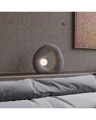 Lampe de Table Wabi Sabi Pond gris béton - 150x8 cm