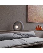 Lampe de Table Wabi Sabi Pond gris béton - 150x8 cm