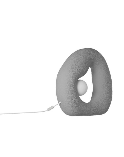 Lampe de Table Wabi Sabi Pond gris béton - 150x8 cm