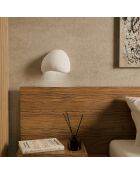 2 Appliques murales Wabi Sabi Arcus blanches - 26x15x23 cm