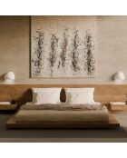 2 Appliques murales Wabi Sabi Arcus blanches - 26x15x23 cm