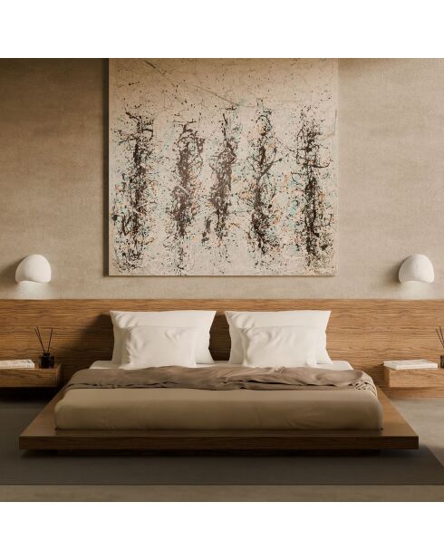 2 Appliques murales Wabi Sabi Arcus blanches - 26x15x23 cm