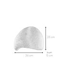 2 Appliques murales Wabi Sabi Arcus blanches - 26x15x23 cm