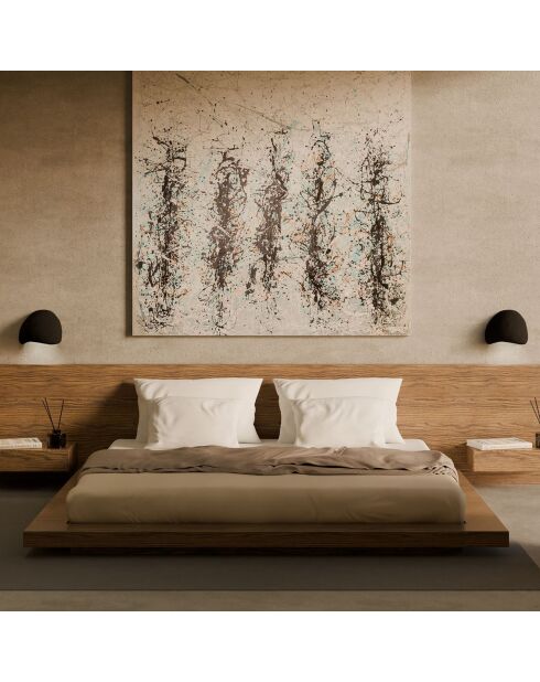 2 Appliques murales Wabi Sabi Arcus noires - 26x15x23 cm