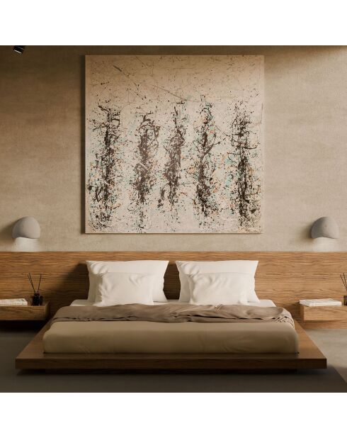 2 Appliques murales Wabi Sabi Arcus gris béton - 26x15x23 cm