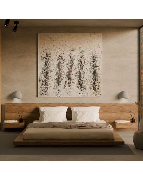 2 Appliques murales Wabi Sabi Arcus gris béton - 26x15x23 cm