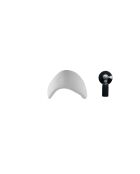 2 Appliques murales Wabi Sabi Shell blanches - 35x17x24 cm
