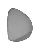 2 Appliques murales Wabi Sabi Shell gris béton - 35x17x24 cm