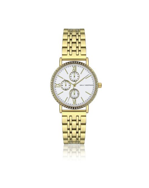 Montre en Acier dorée