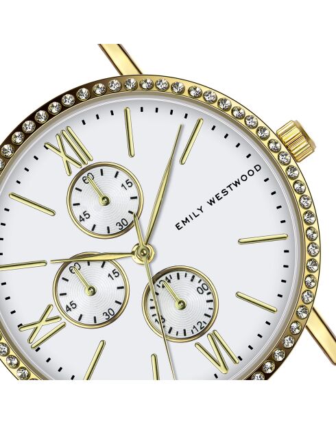 Montre en Acier dorée