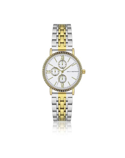 Orologio in acciaio argento/oro