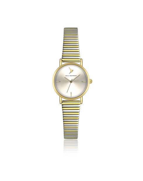 Montre en Acier argenté/doré